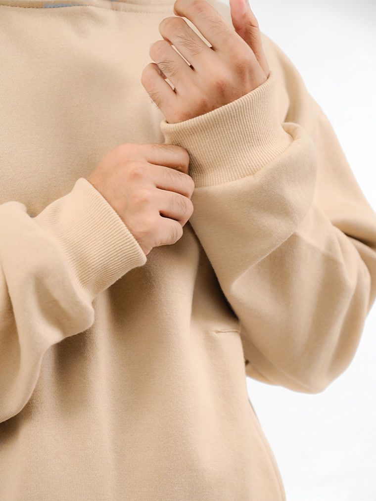 Sandy Beige Hoodie