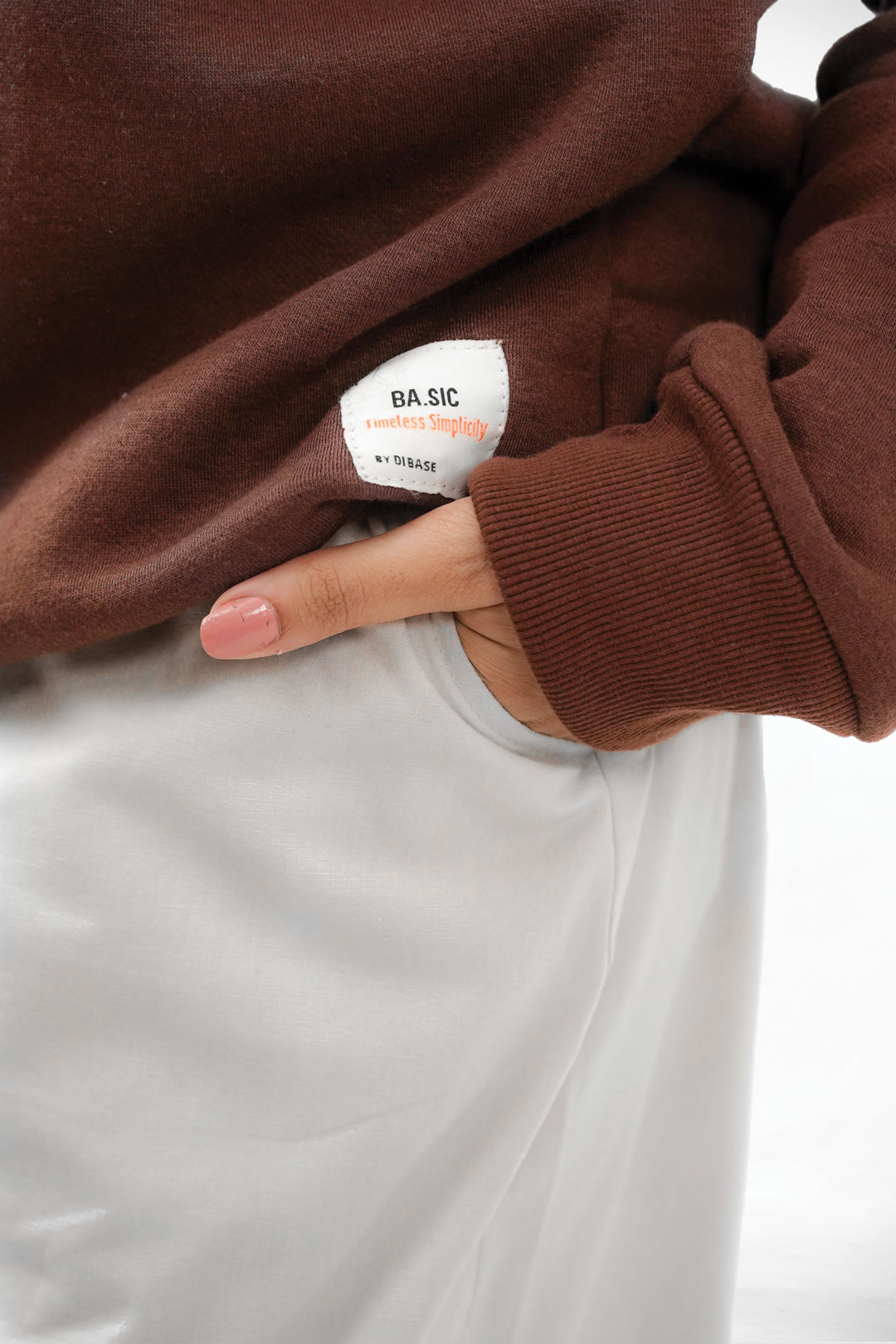 Coca Half-Zip Sweatshirt Walnut-Brown - Main Image