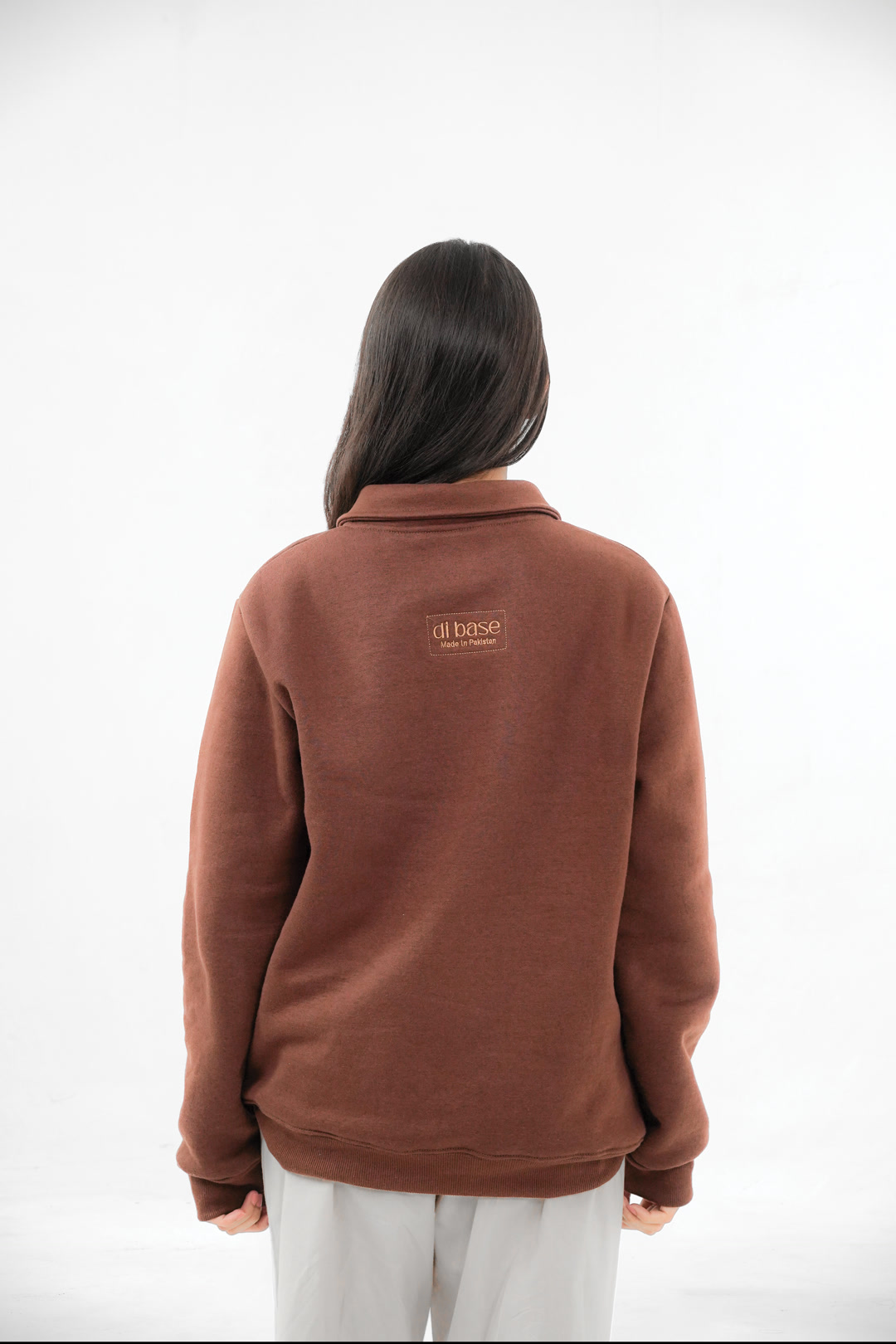 Coca Half-Zip Sweatshirt Walnut-Brown - Main Image