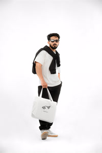 Pearl Classic Cotton Bag Black - Small/Thumbnail Image