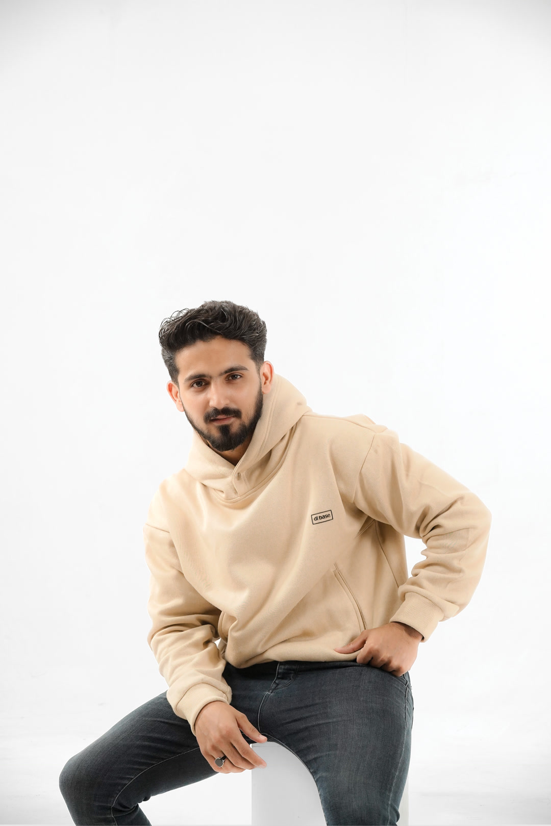 Sandy Beige Hoodie
