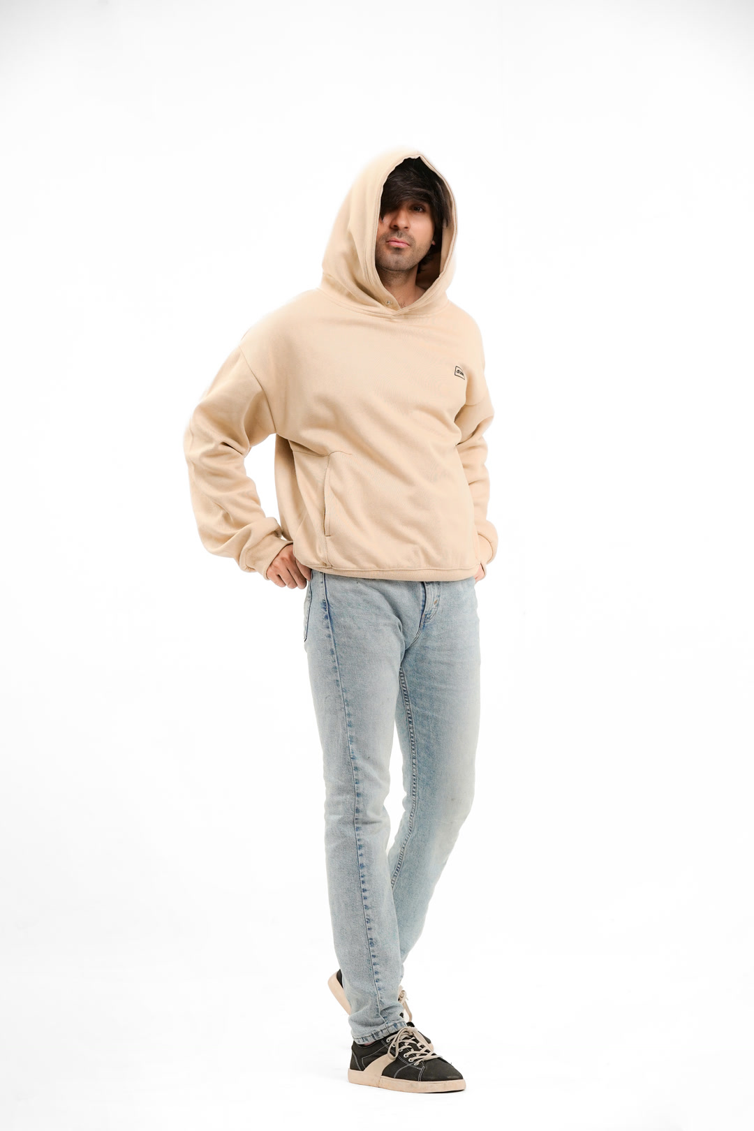 Sandy Beige Hoodie Mojave-Desert - Main Image