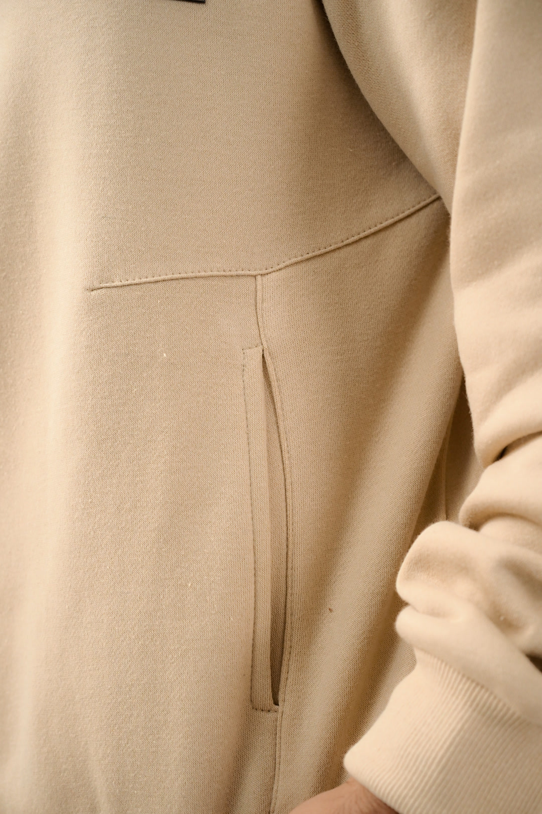 Sandy Beige Hoodie Mojave-Desert - Main Image