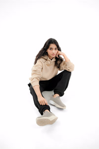 Sandy Beige Hoodie Mojave-Desert - Small/Thumbnail Image