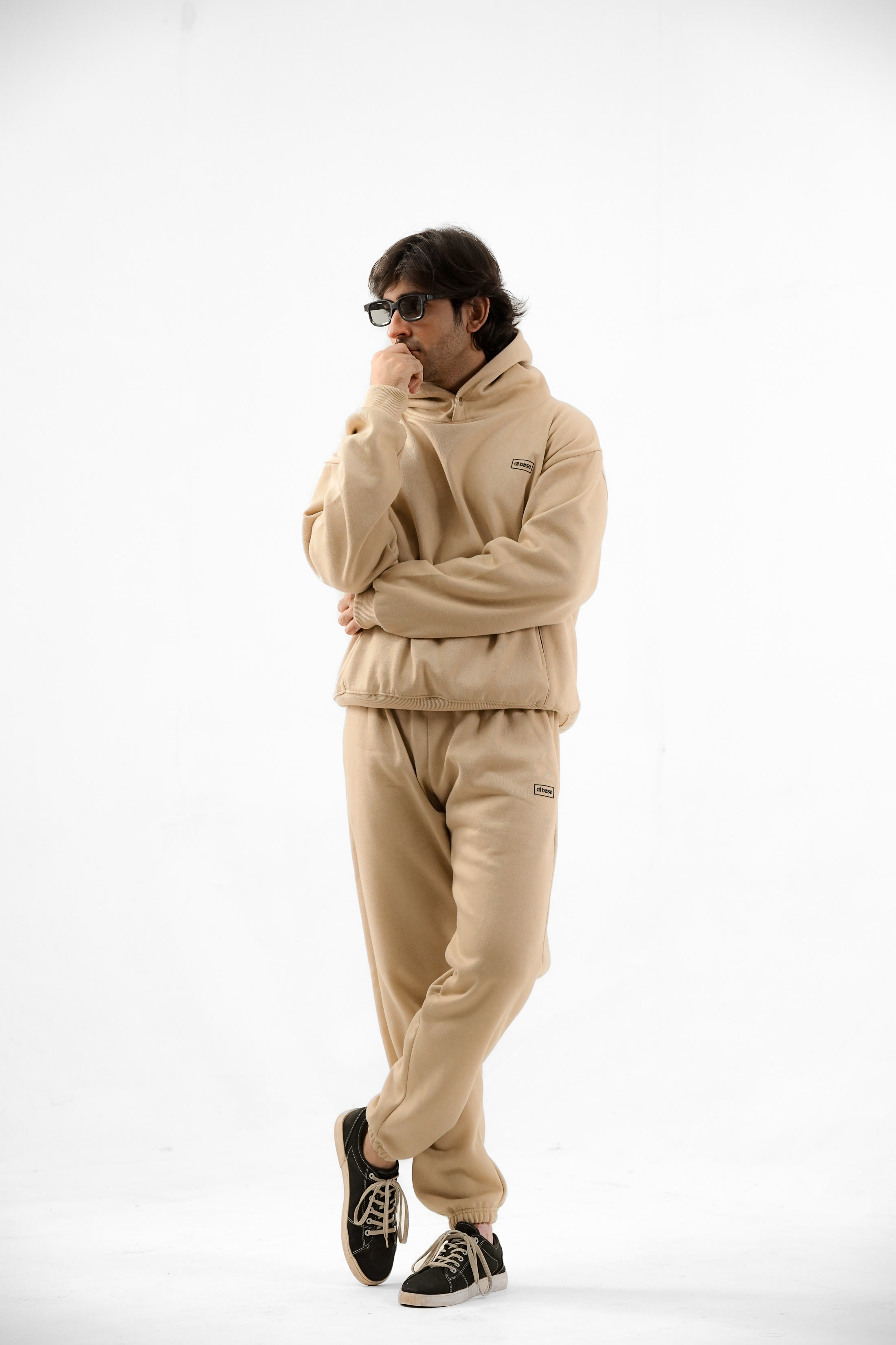 Sandy Beige Hoodie Mojave-Desert - Zoom Image