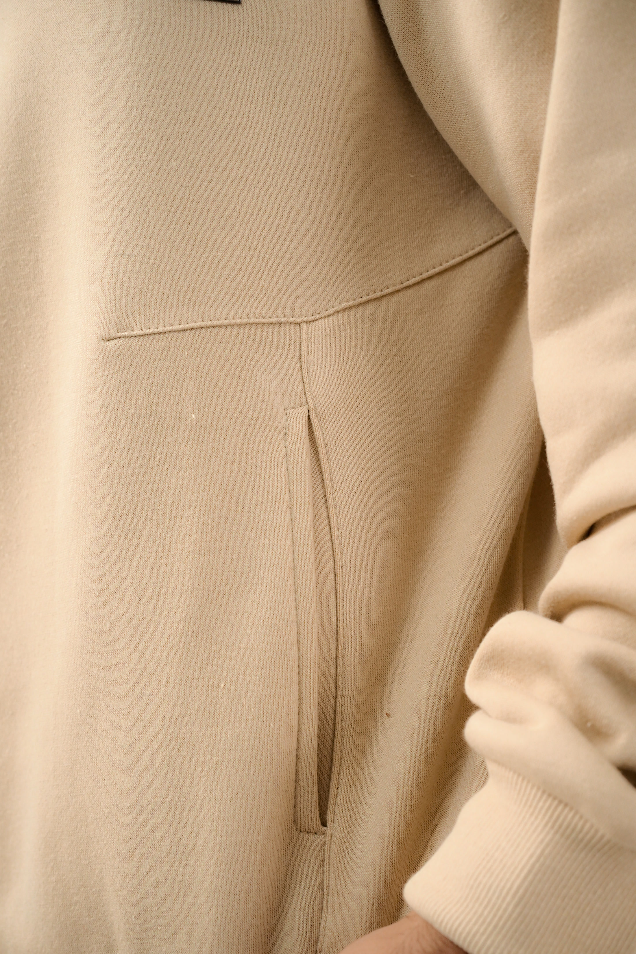 Sandy Beige Hoodie Mojave-Desert - Zoom Image