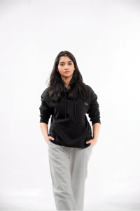 Deep Black Hoodie Ultra-Black - Small/Thumbnail Image