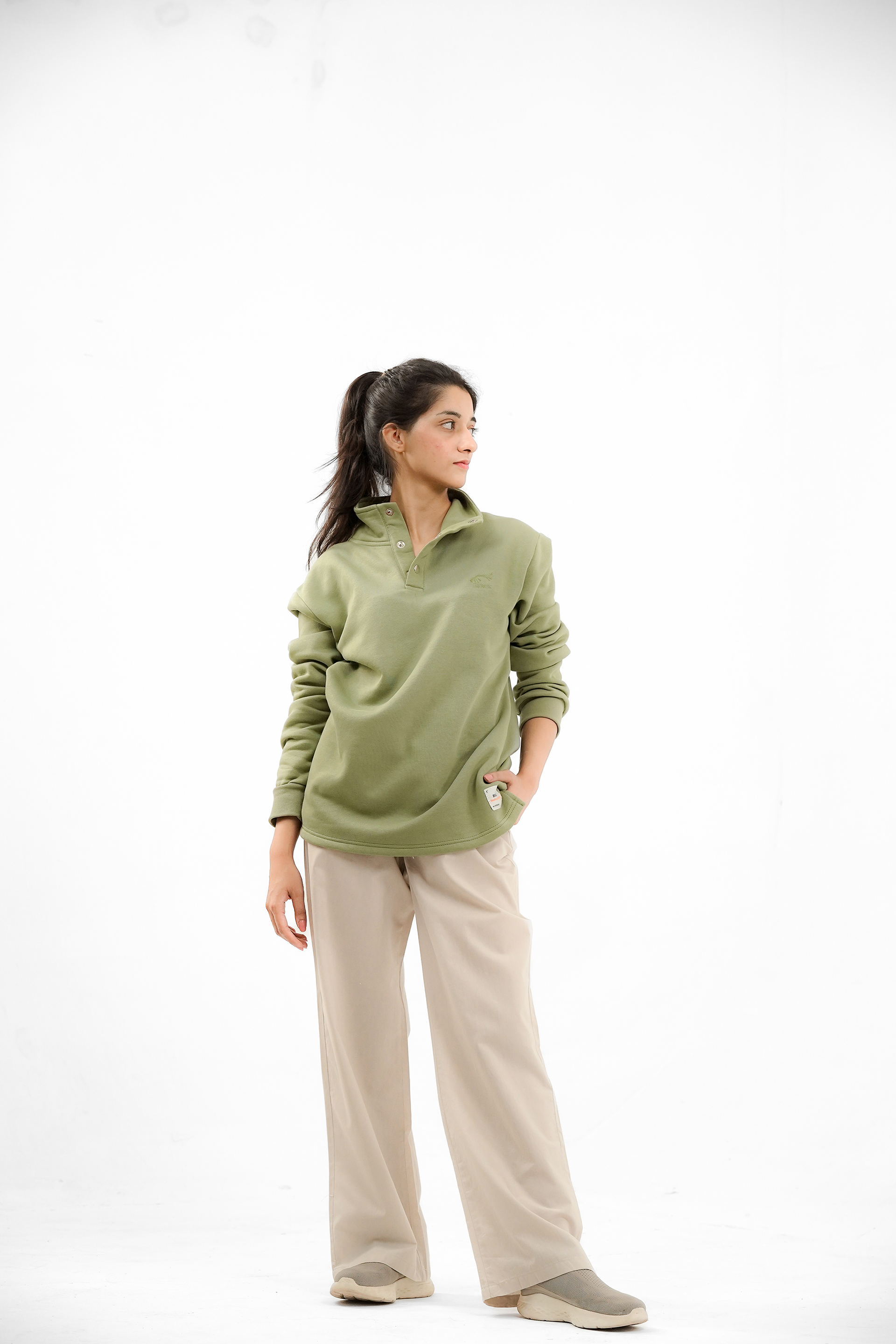 Sage Breeze Sweatshirt Tarragon - Main Image
