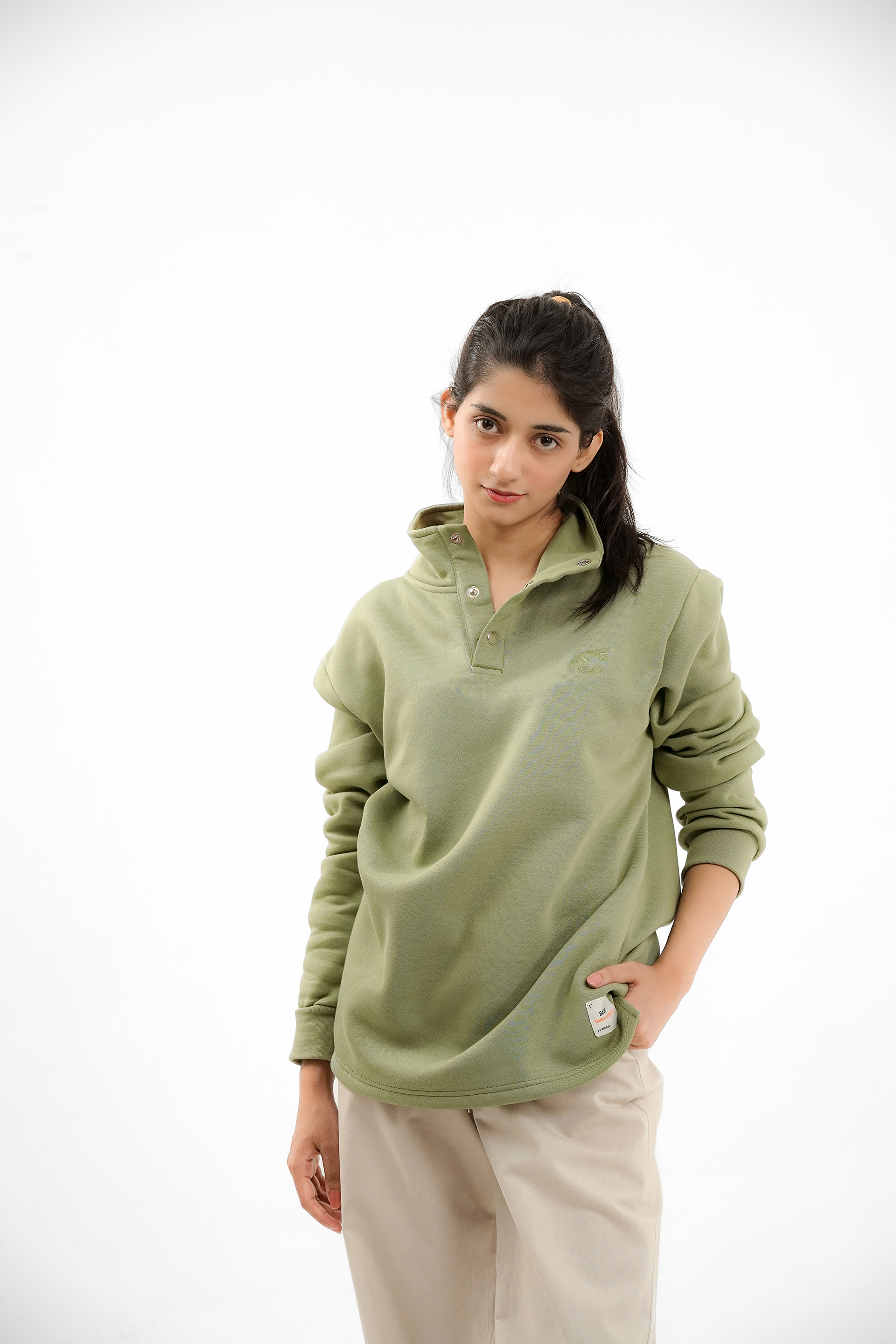 Sage Breeze Sweatshirt Tarragon - Main Image